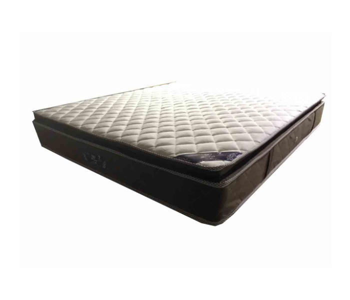 Classic 200cm x 200cm x 25cm Royal Mattress with Topper - White and Brown - Zoom Image