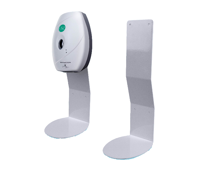 C & H CH0310101 Auto Sanitizer Table Stand - White - Zoom Image