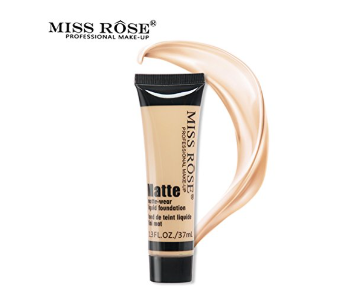 Miss Rose 7601-039C3 Matte Finish Face Makeup Liquid Foundation Beige 3 - Zoom Image 1