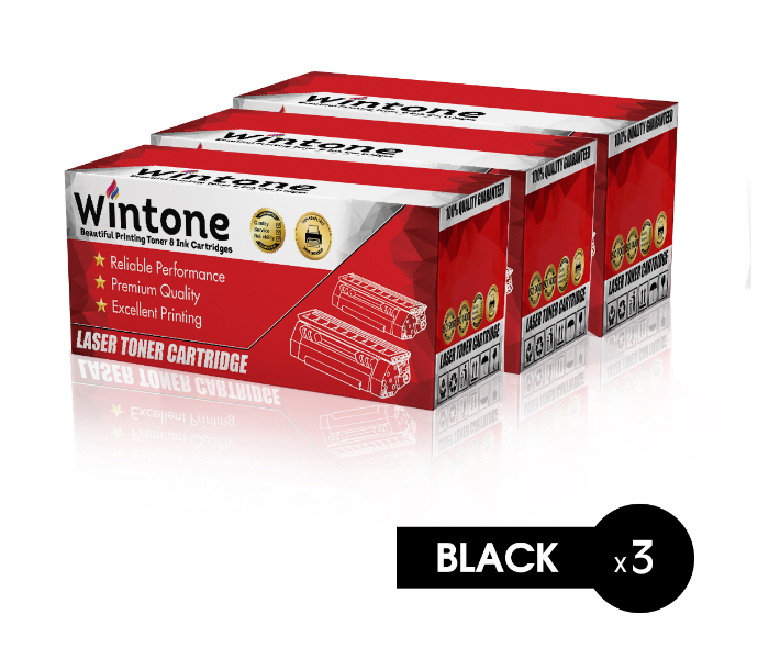 Wintone Pack of 3 X3140 3155 3160 Laser Toner Cartridge is Compatible for Xerox Phaser 3140 3155 3160 - Black - Zoom Image