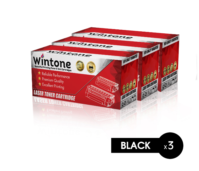 Wintone Set of 3 Pack Laser Toner Cartridge TN-3060U for Brother MFC HL DCP - Black - Zoom Image