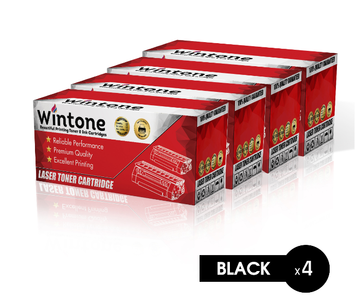 Wintone Set of 4 Pack DR2000 DR2005 350 Drum for Lenovo and Brother - Black - Zoom Image