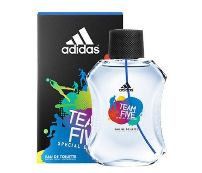 Adidas 100ml Team Five Eau De Toilette - Zoom Image 1