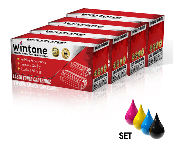 Wintone Compatible Set of 4 Pack Toner Cartridges Q2670A Q2681A Q2682A Q2683A 308A 311A for HP Color LaserJet - Black,Cyan,Yellow and Magenta - Zoom Image