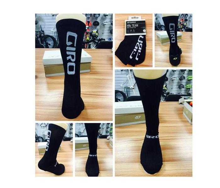 Cycling Socks Giro Design - Black - Zoom Image 1