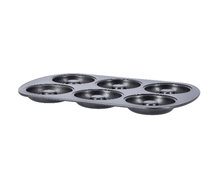 Royalford RF9903 6 Cavity Donut Pan - Dark Grey - Zoom Image 2