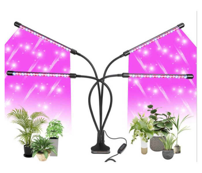 LED Table Grow 4 Head With Chip 48W Lamp – Black  - Zoom Image 3