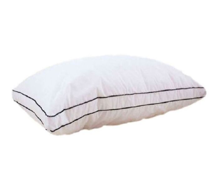 Sharpdo Noon Top Black Edge Pillow - White - Zoom Image