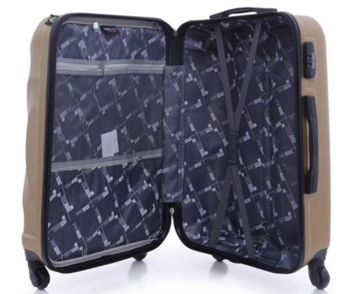 Para John PJTR3057GO ABS Trolley Bag Set of 3 Pieces - Gold - Zoom Image 4