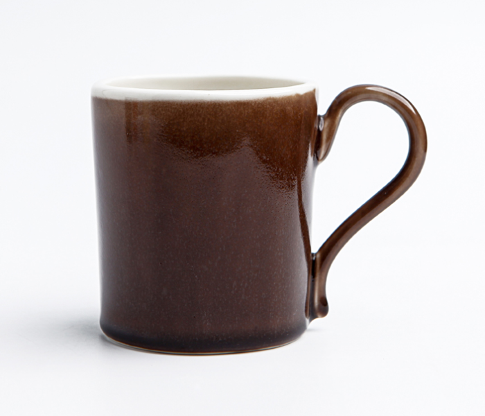 Shuer XY30048 300ml Ceramic Deformation Mug - Brown - Zoom Image