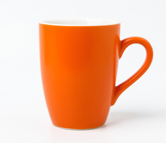 Shuer XY30031 320ml Ceramic Mug - Orange - Zoom Image