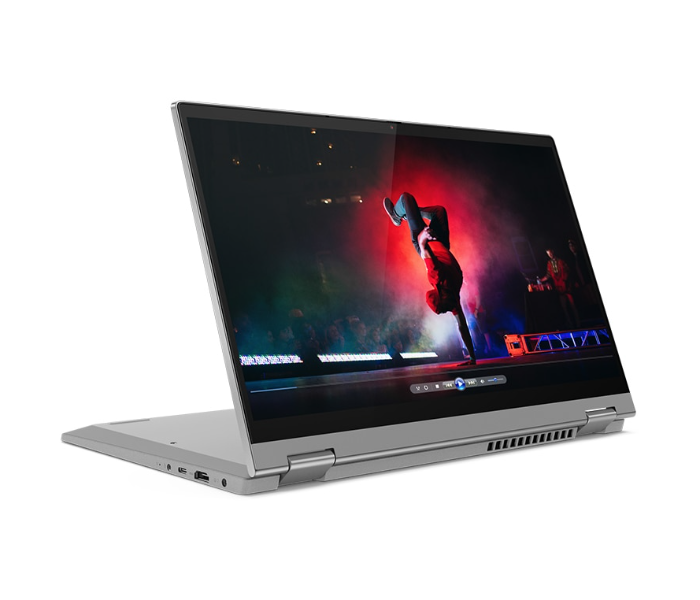 LENOVO IP FLEX 5 -82HS00BEAK - 14 Inch FHD Touch Intel Core i5-1135 G7 Processor 8GB RAM 256GB SSD Integrated Intel Iris Xe Graphics Windows 10 Home 2-in-1 Laptop - Grey - Zoom Image 4