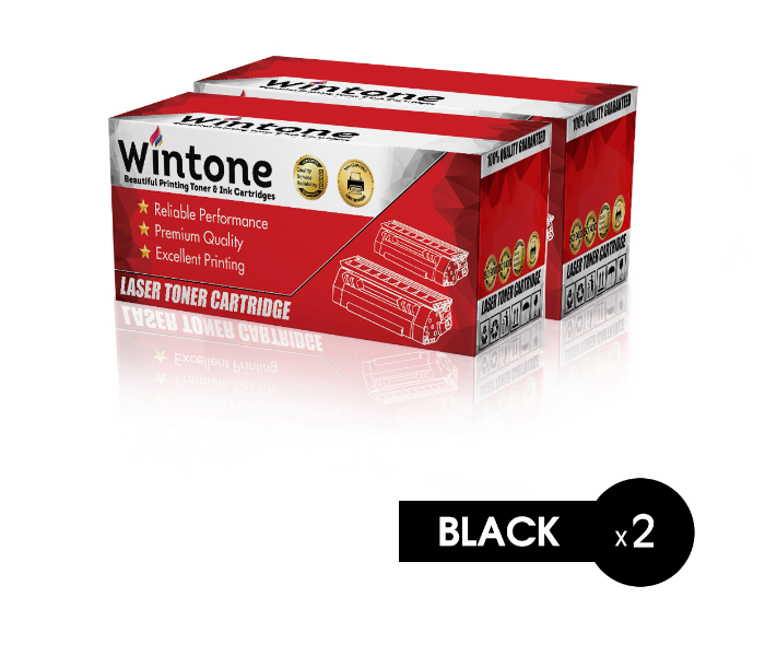 Wintone Set of 2 Pack ML1710U Laser Toner Cartridge is Compatible for Samsung ML P PD Series G - Black - Zoom Image