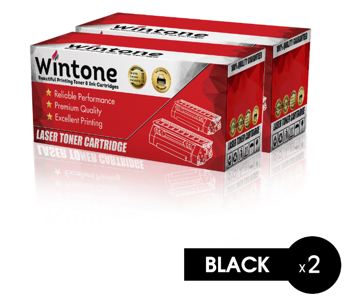 Wintone Pack of 2 ML1630 Laser Toner Cartridge is Compatible for Samsung ML 1630 1630 W SCX - Black - Zoom Image