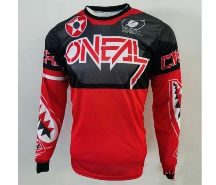 O NEAL Sublimated Longsleeves Jersey Extra Large for Cycling and Scooters - Red - Zoom Image 1