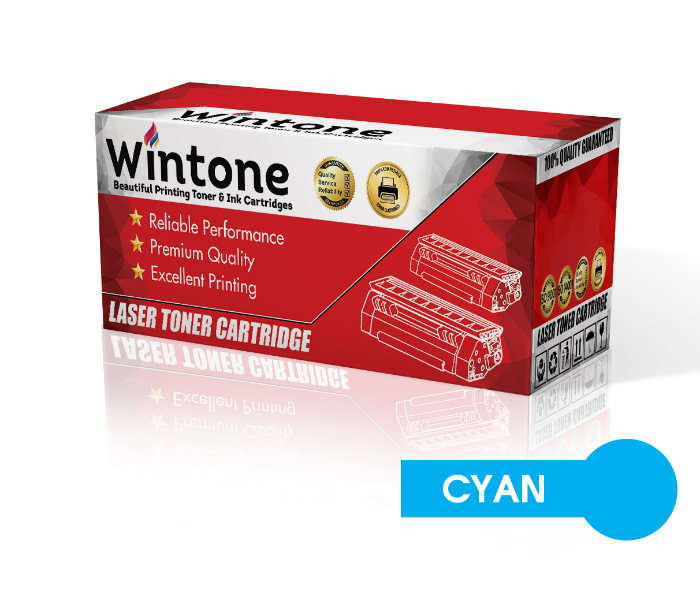 Wintone Compatible Toner Cartridges C9721A 641A for HP Color LaserJet and Canon LBP - Cyan - Zoom Image