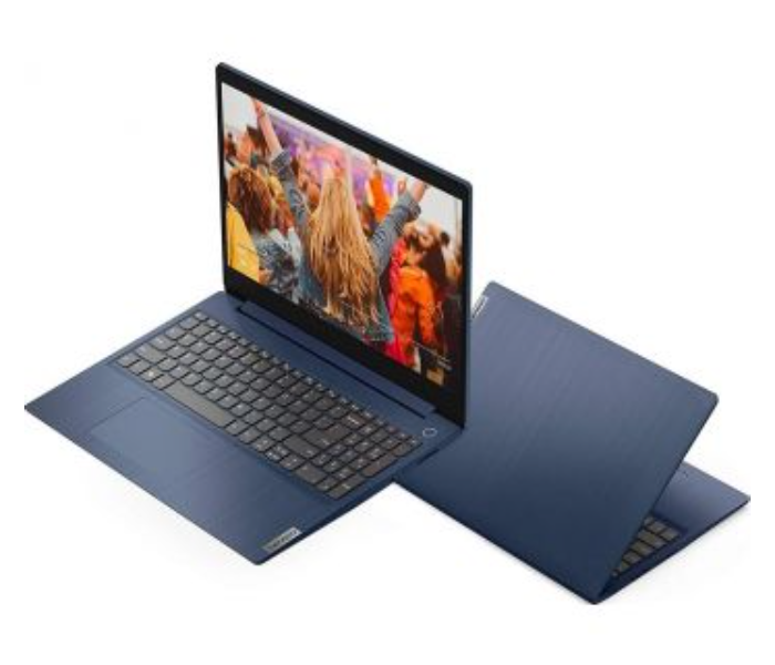 Lenovo IdeaPad 3 -81WE00P8AX 15.6 Inch FHD Intel Core i5 1035G1 Processor 8GB RAM 1TB HDD 128GB SSD 2GB NVIDIA Graphics MX330 Windows 10 Home English-Arabic Keyboard - Blue - Zoom Image 1