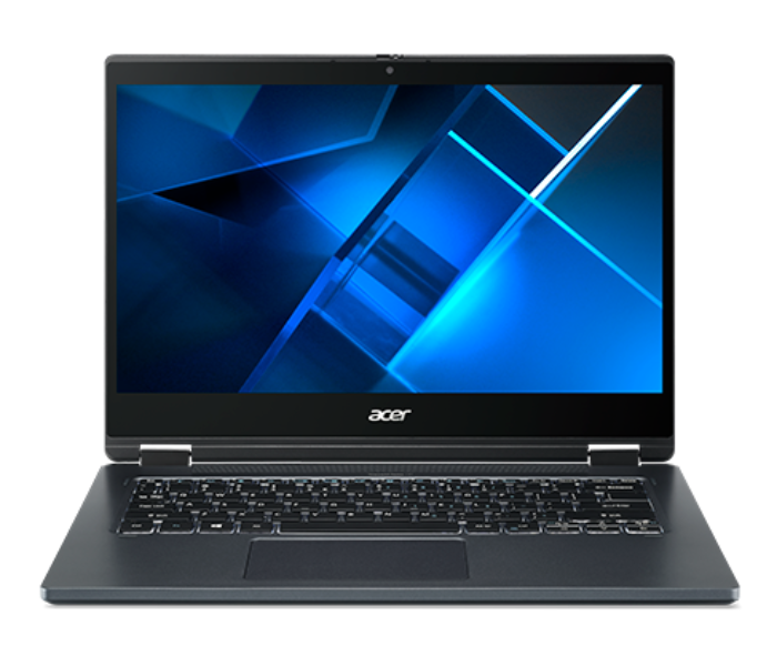 Acer TravelMate Spin P4 NX.VP4EM.005 14 Inch Intel Core i5 Processor 8GB RAM 256GB SSD Iris Xe Graphics Windows 10 Pro - Black - Zoom Image 1