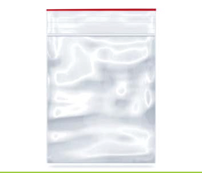 V-Pack ZB3428 10X12cm 40 Pieces Zipper Bag - Clear - Zoom Image