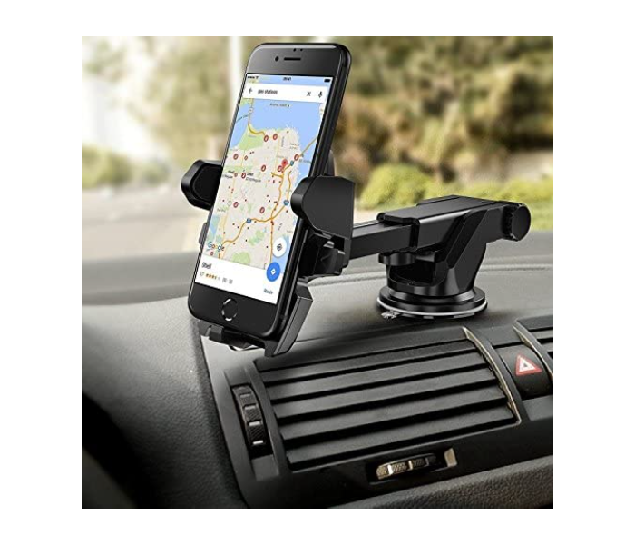 Trands TR-HO2249 Universal Smartphone Car Holder - Black - Zoom Image 1