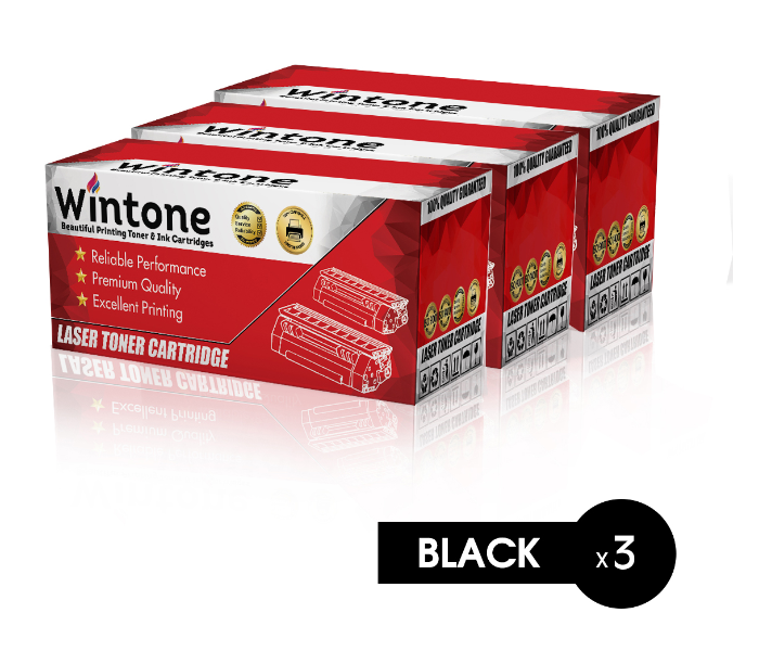 Wintone Set of 3 Pack ML1710U Laser Toner Cartridge is Compatible for Samsung ML P PD Series G - Black - Zoom Image