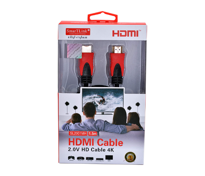 SmartLink SL2001MH 1.5 Meter HDMI TO HDMI 4K UHD Cable - Zoom Image