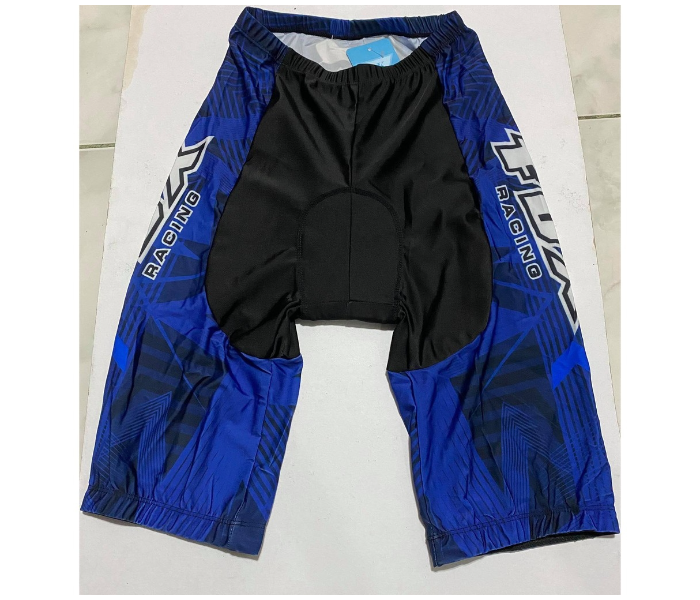 Cycling Shorts with Soft Padding and Elastic Band Large - Fox Blue Print - Zoom Image 1