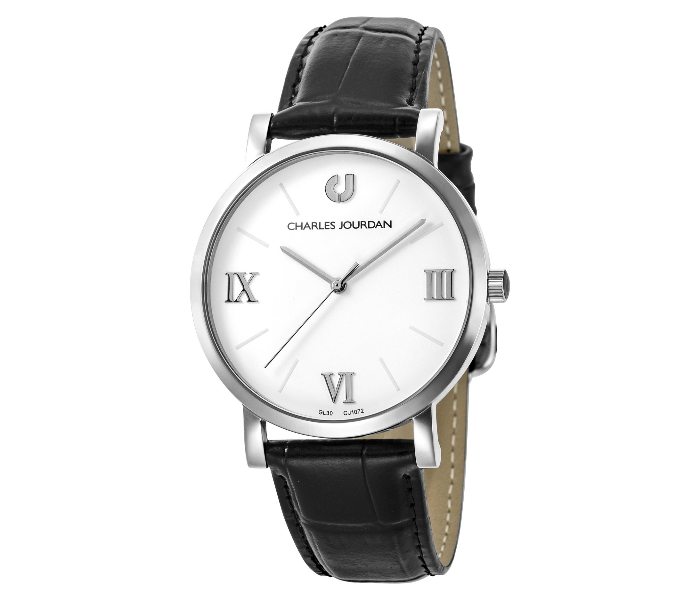 Charles Jourdan Ultra Men Classic 40mm Watch - White - Zoom Image