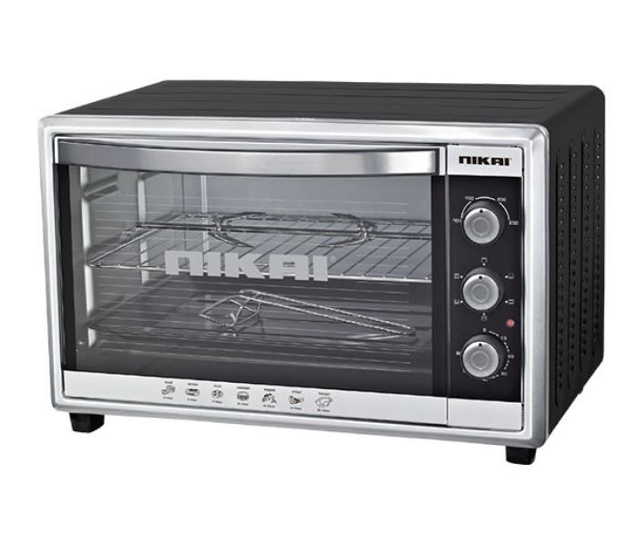 Nikai NT655N1 45 Litre Electric Oven - Black and Silver - Zoom Image