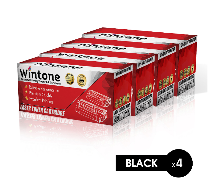 Wintone Set of 4 Pack DR2100 360 Drum for Lenovo and Brother DCP - Black - Zoom Image