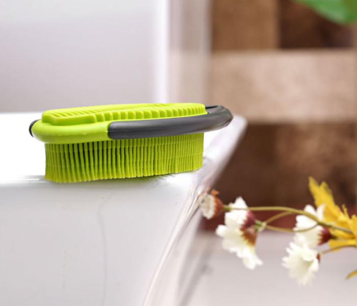 Royalford RF9835 Double Side Scrubbing Brush - Grey & Green - Zoom Image 3