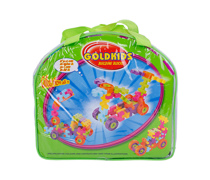 Goldkids HJ-3732 74 Pieces Medium-Sized Bagged with Building Blocks - Zoom Image