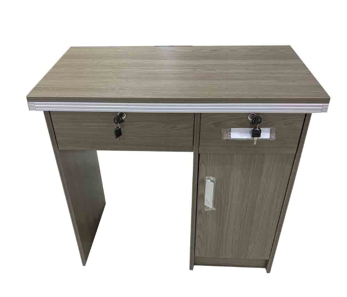 Simple Home Style 2 80cm Desktop Computer Desk with 3 Drawer - Ash - Zoom Image