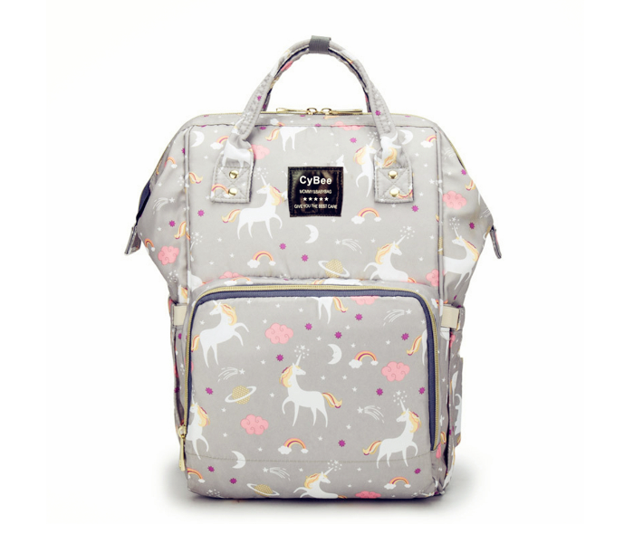 Kidle 8806 Printed Unicorn Printed Backpack - Grey - Zoom Image 1