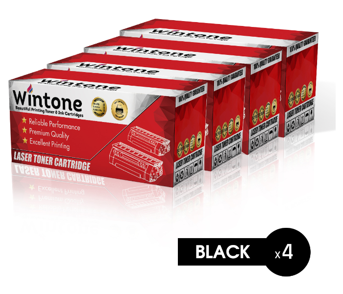 Wintone Pack of 4 ML2850 Laser Toner Cartridge is Compatible for Samsung ML 2400 2450 2450 2451 2850 2851 2853 Series - Black - Zoom Image