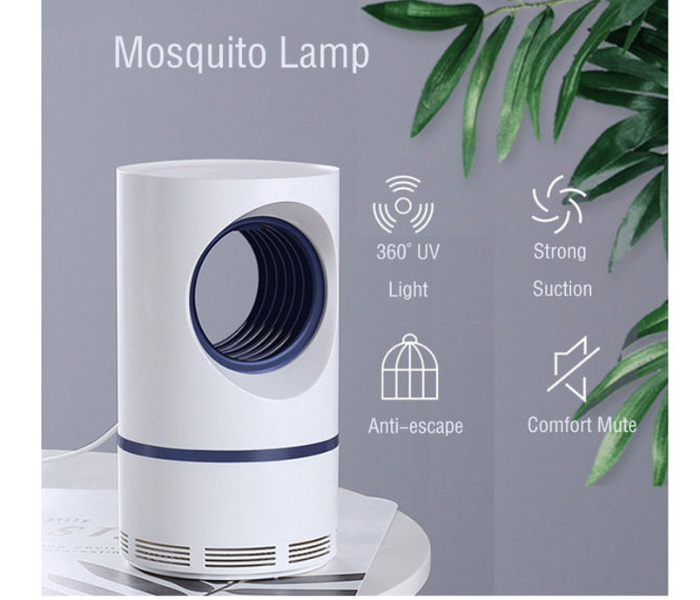 Electric Indoor Mosquito Trap USB Power Insect Killer with UV Light LED Lamp - White - Zoom Image 2