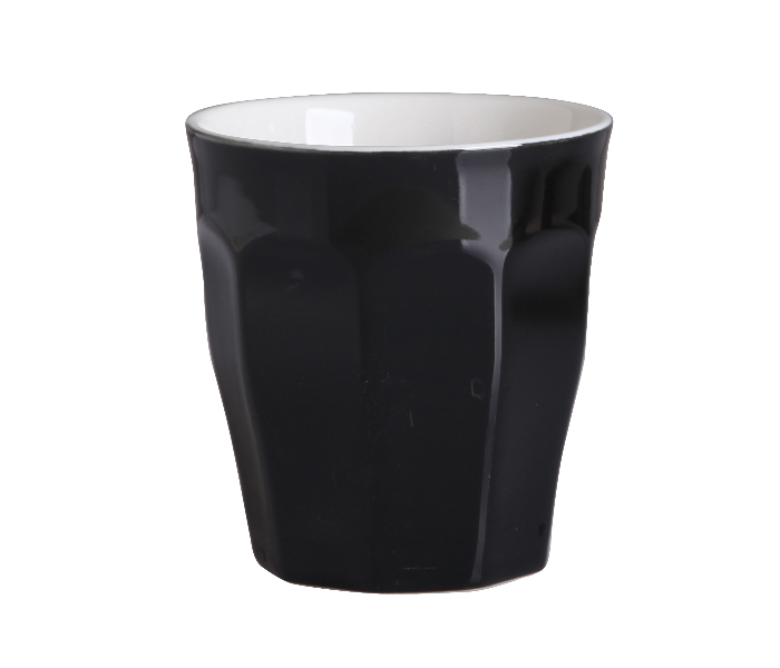 Shuer XY30070 200ml Color Glazed Ceramic Tree Trunk Cup - Black - Zoom Image