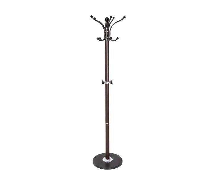 Metal Coat Hanger with Marble Base - Brown - Zoom Image