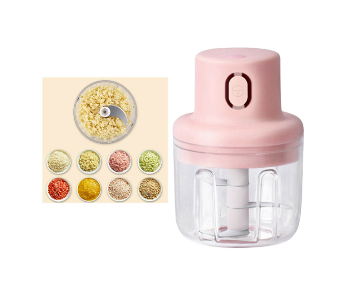 Intelligent Electric Garlic Crusher Machine - Pink - Assorted