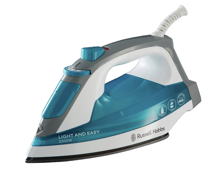 Russell Hobbs RH23590 2200W Light and Easy Steam Iron - White and Blue - Zoom Image 1