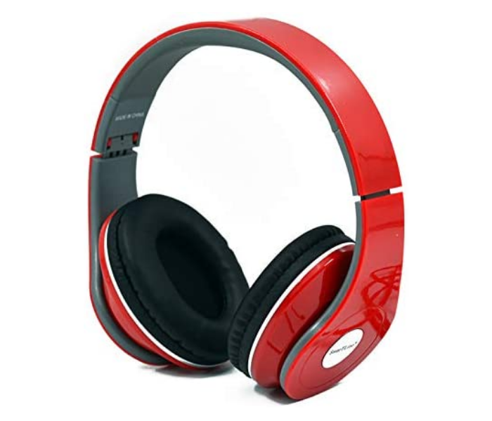 Smartlink Stl304 2 in 1 Single Jack Wired Headset With Dual Jack Connectors - Black and Red - Zoom Image 1