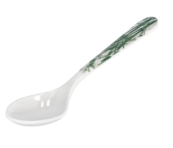 Royalford RF9898 Melamin Ware Bamboos Spoon - White - Zoom Image 1