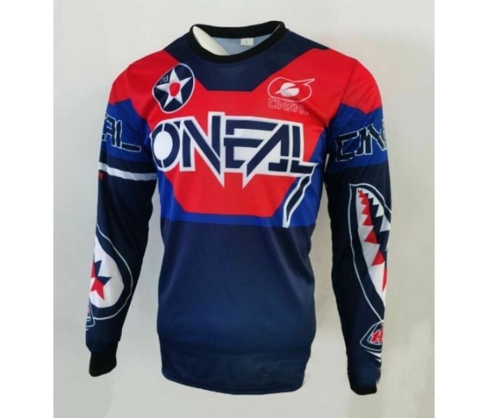 O NEAL Sublimated Longsleeves Jersey Double XL for Cycling and Scooters - Blue - Zoom Image 2