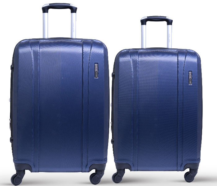 Para John PJTR2008N 2 Pcs Luggage ABS Trolley Bag - Navy Blue - Zoom Image 1