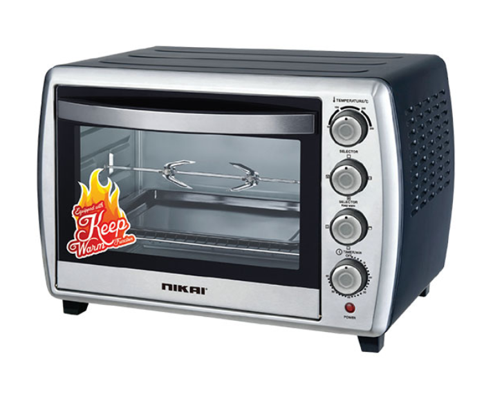 Nikai NT6500SRC1 65 Litre Electric Oven - Black and Silver - Zoom Image