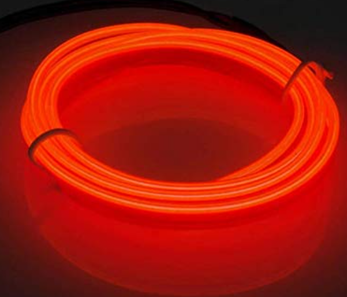 Wire Strip Neon Cold LED Light - Red - Zoom Image 1