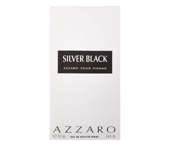 Azzaro 100ml Silver Black New Eau De Toilette for Men - Zoom Image 2