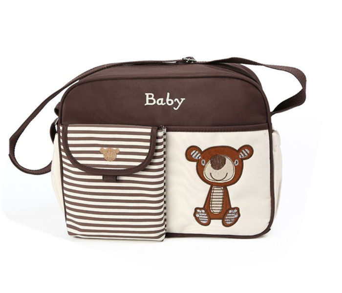 Kidle 10030 Baby Diaper Bag  One-Shoulder Mommy Bag - Brown - Zoom Image 1