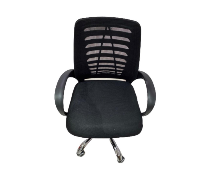 Executive Style 1 Office Chair with Wheel Frame - Black - Zoom Image