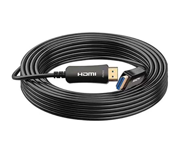 SmartLink SL2010HD 100 Meter HDMI Active Optical HD Fiber Cable - Black - Zoom Image 1